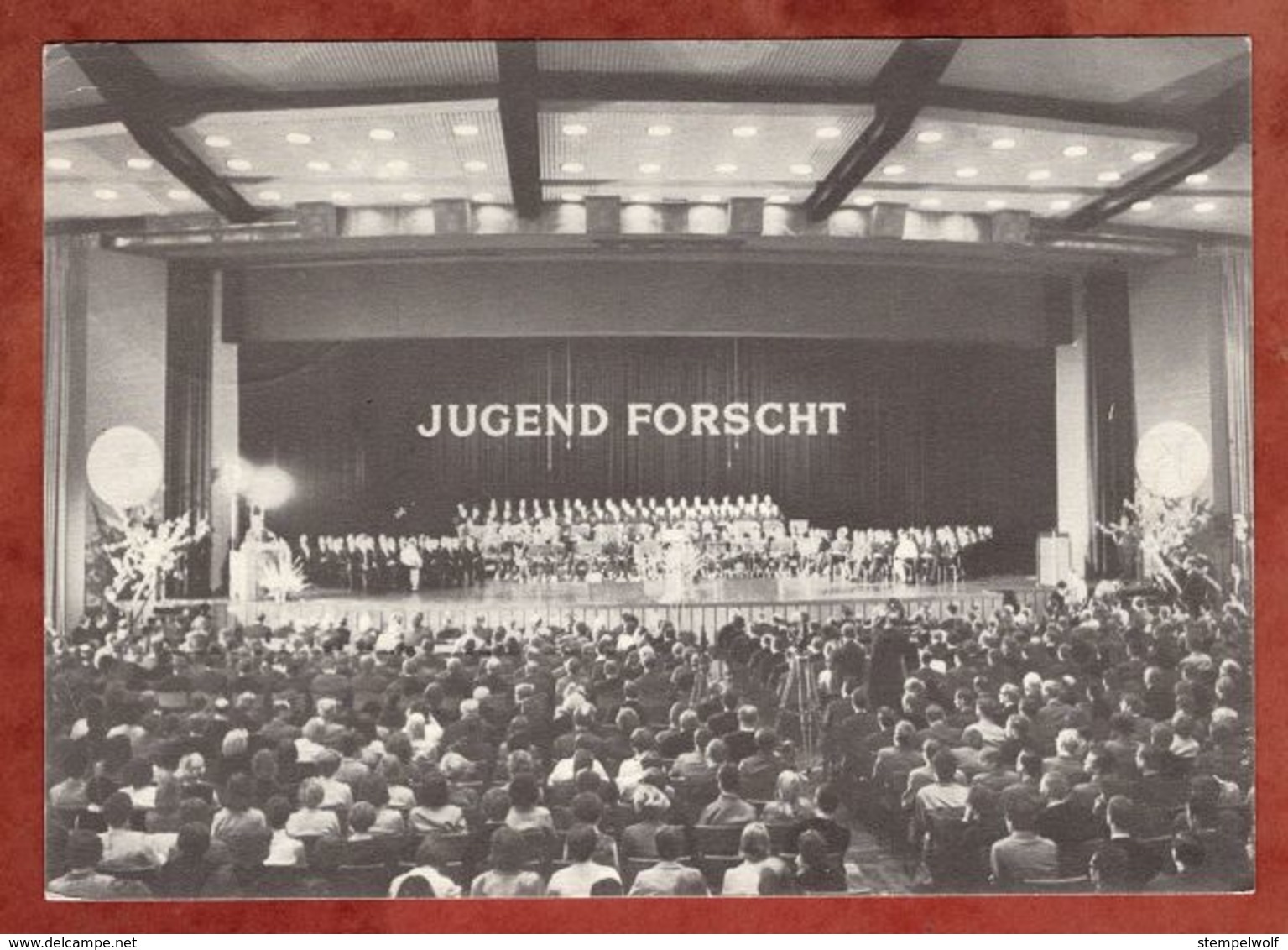 AK Jugend Forscht, Brandenburger Tor Berlin, SoSt Frankfurt, Nach Essen 1968 (90059) - Lettres & Documents