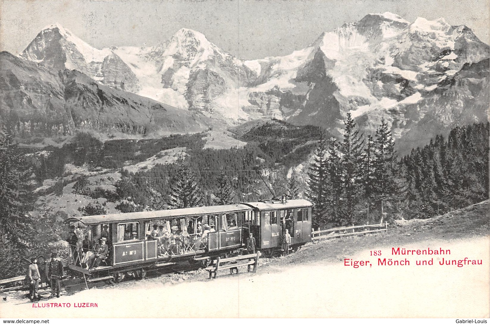 Mürrenbahn Eiger, Mönch Und Jungfrau - Bahn - Mürren