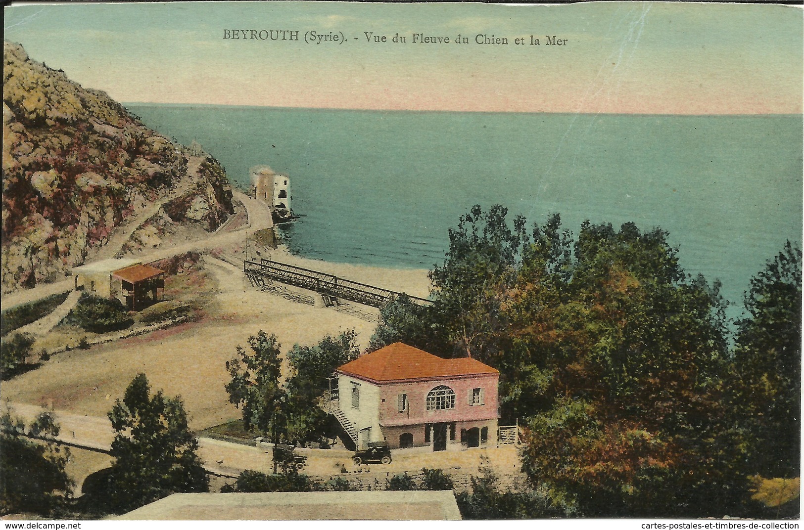 BEYROUTH ( Syrie ) , Vue Du Fleuve Du Chien Et La Mer , 1927 - Syrie