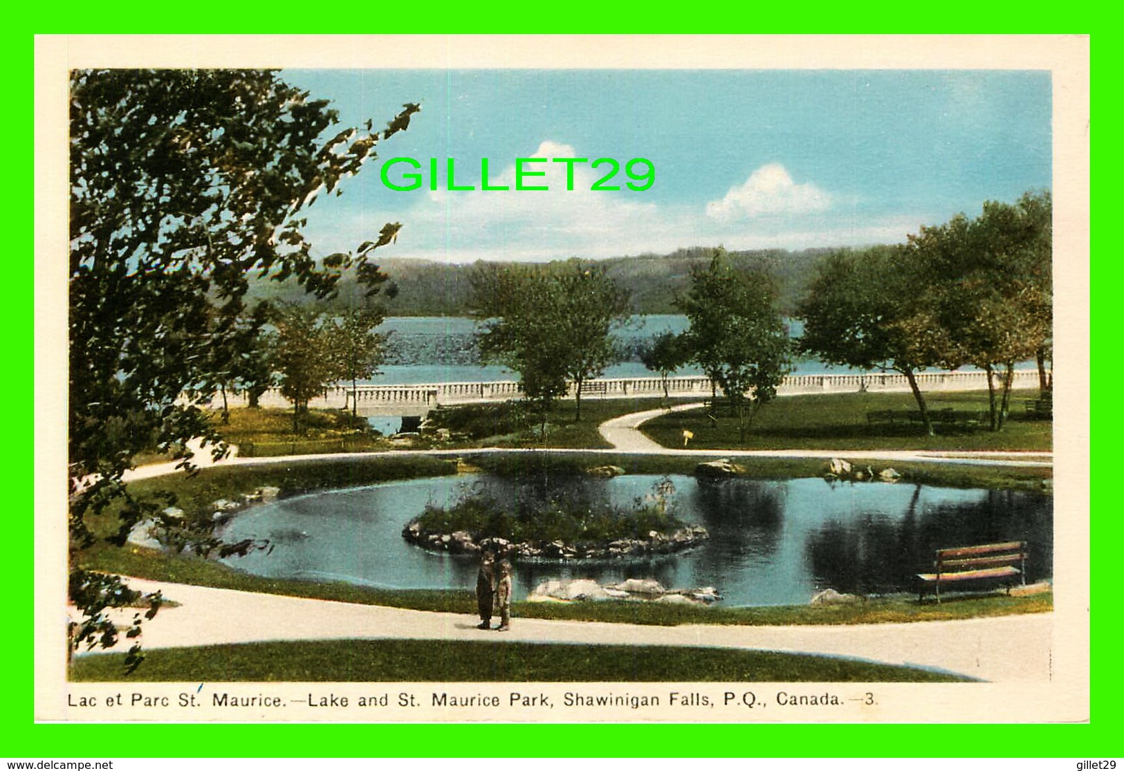 SHAWINIGAN FALLS, QUÉBEC - LAC ET PARC ST MAURICE - ANIMÉE D'ENFANTS - PECO - - Trois-Rivières