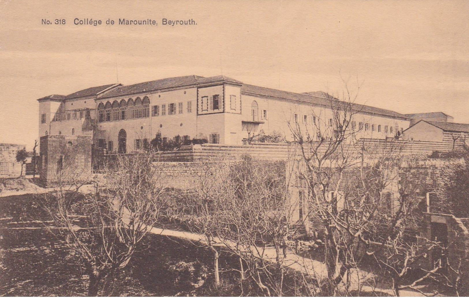 SYRIE  N° 318  COLLEGE DE MAROUNITE  BEYROUTH - Syrie