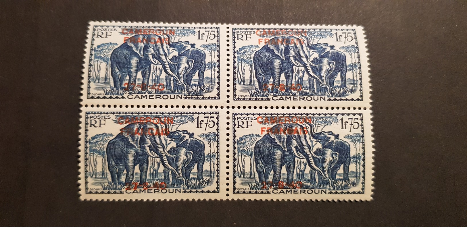 Cameroun Yvert 227** Bloc De 4 Gomme Coloniale Coloniale Elephant - Neufs
