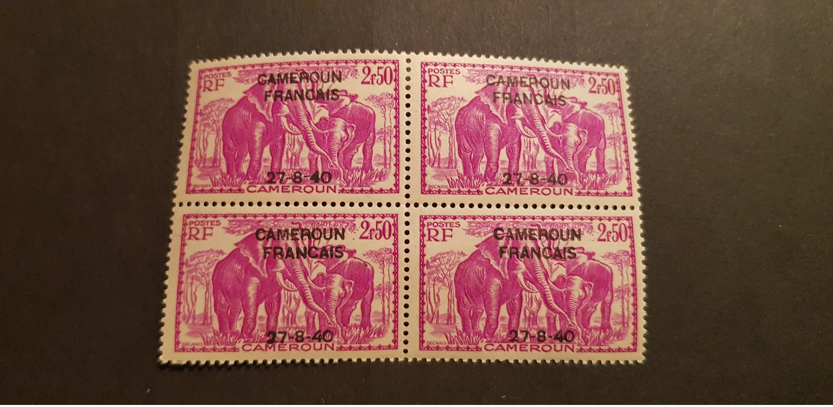 Cameroun Yvert 229** Bloc De 4 Gomme Coloniale Coloniale Elephant - Neufs