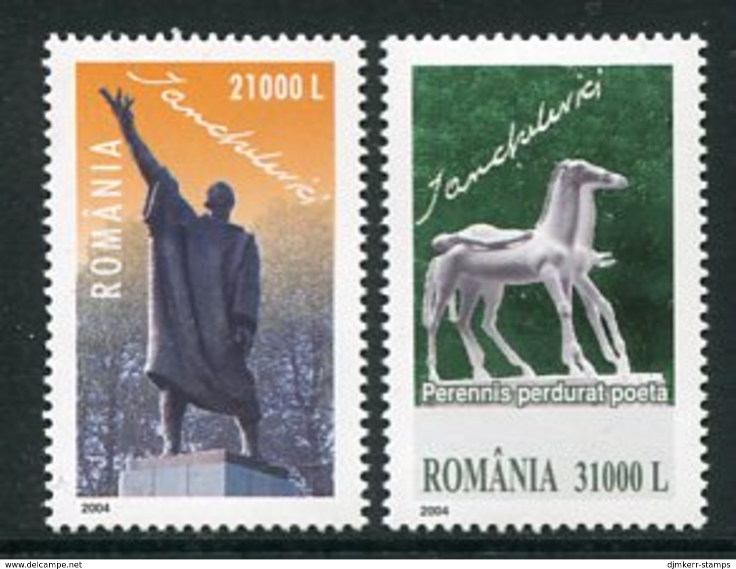 ROMANIA 2004 Sculptures  MNH / **.  Michel 5863-64 - Ongebruikt