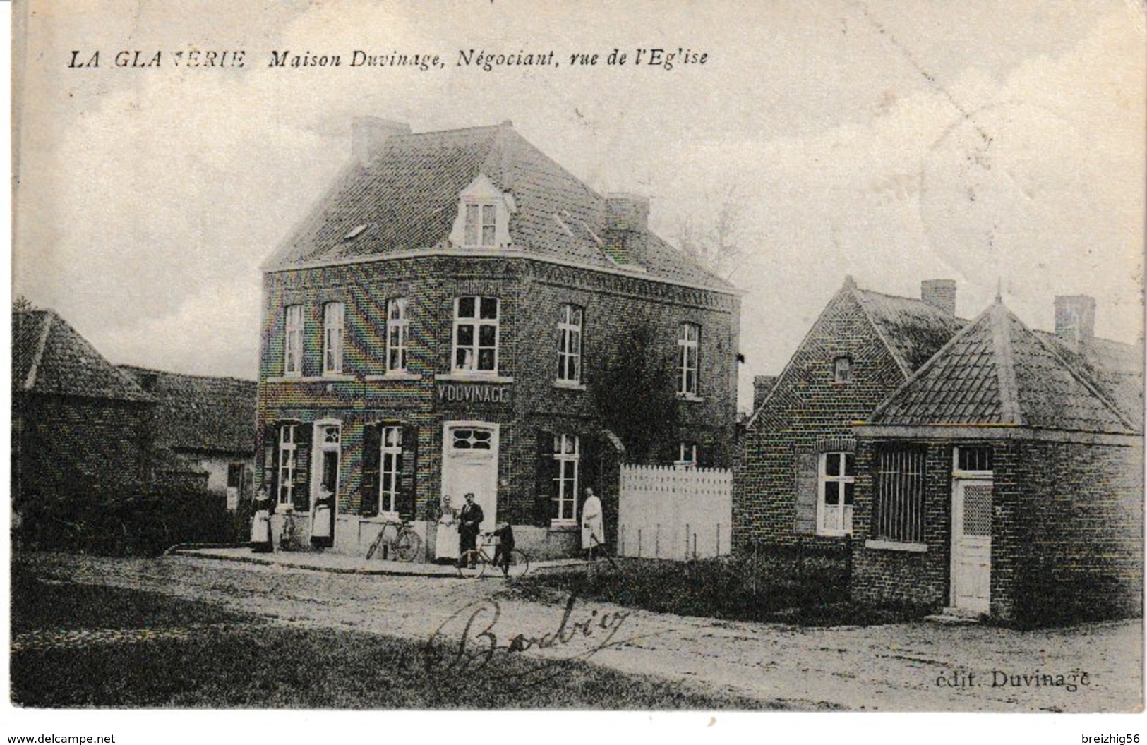 Belgique LA GLAVERIE Maison Duvinage Rue De L'église - Other & Unclassified