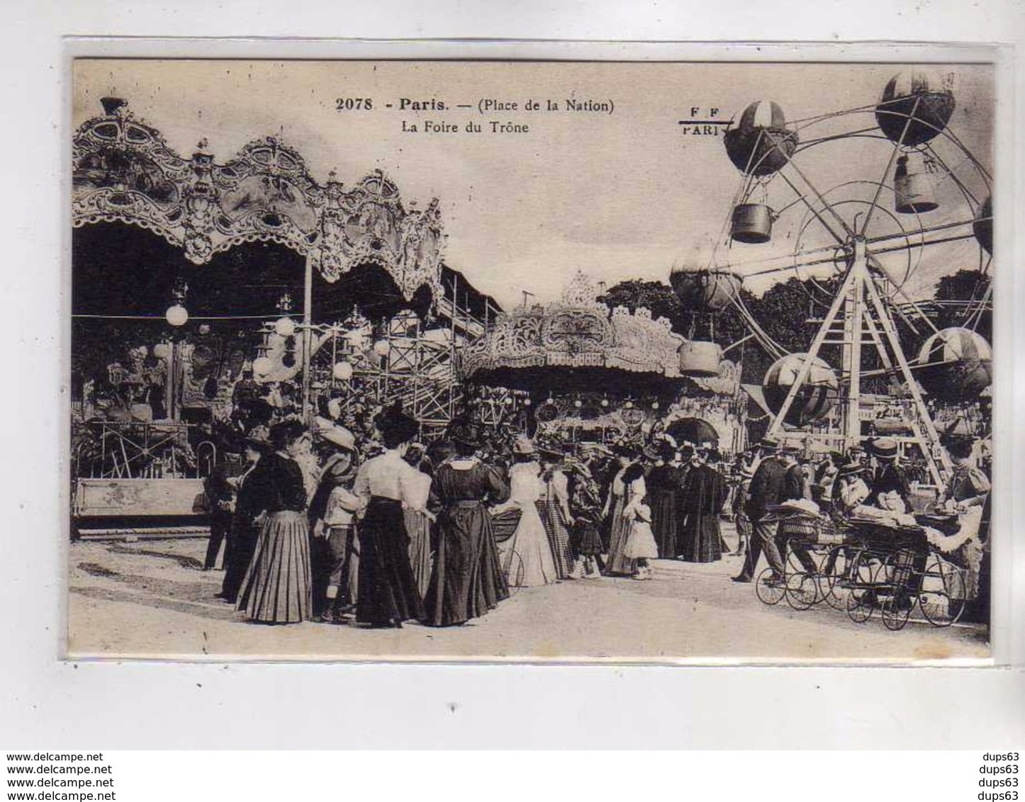 PARIS - La Foire Du Trône - Place De La Nation - Très Bon état - Sonstige & Ohne Zuordnung