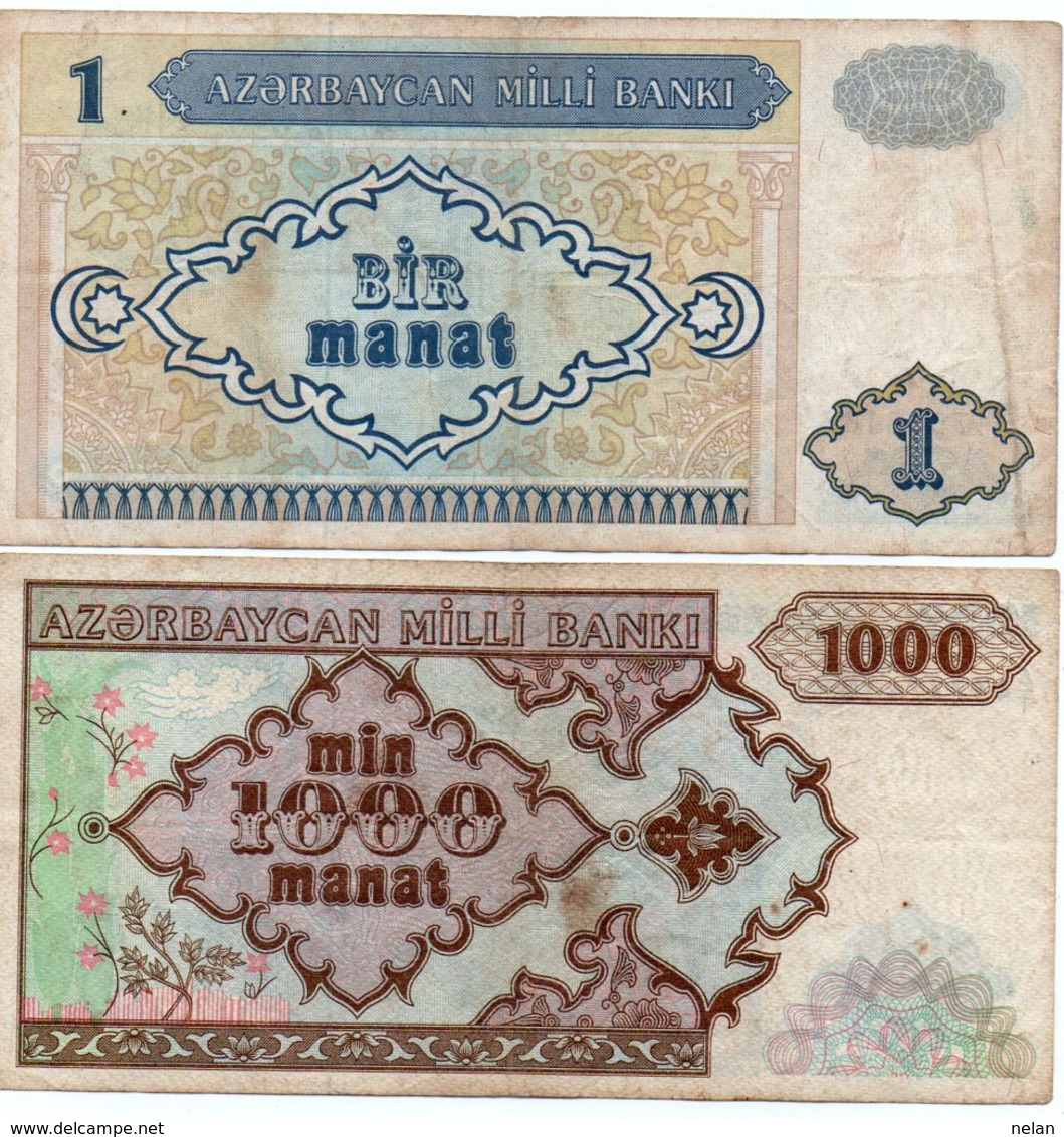 AZERBAIGIAN 1,1000 MANAT 1993  P-14,20 - Azerbaigian