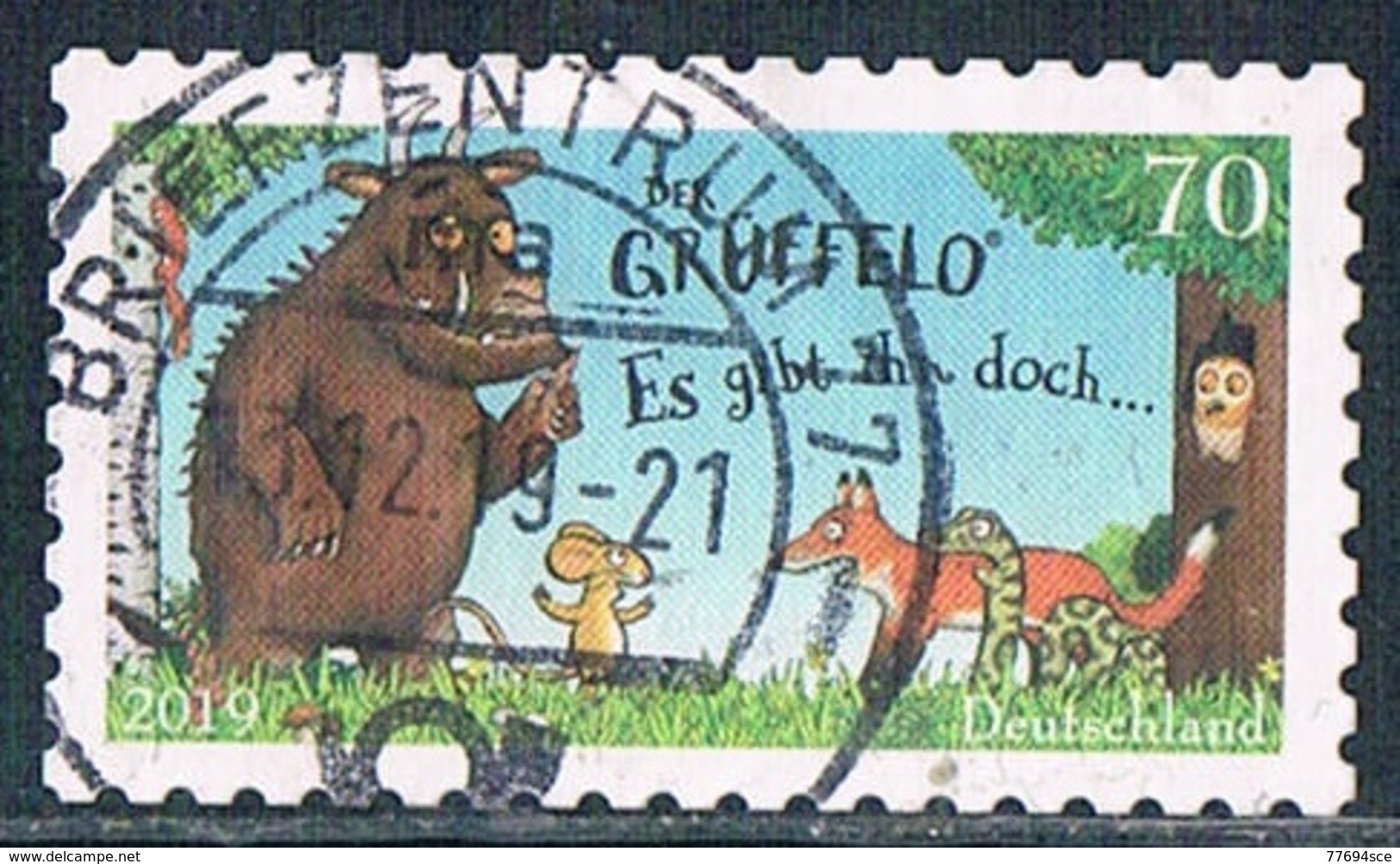 2019  Der Grüffelo  (selbstklebend) - Used Stamps
