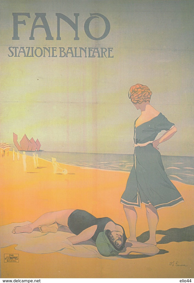 Pubblicitari - Le Vacanze Degli Italiani - Città Di Fano - Stazione Balneare 1912 -13 - - Pubblicitari