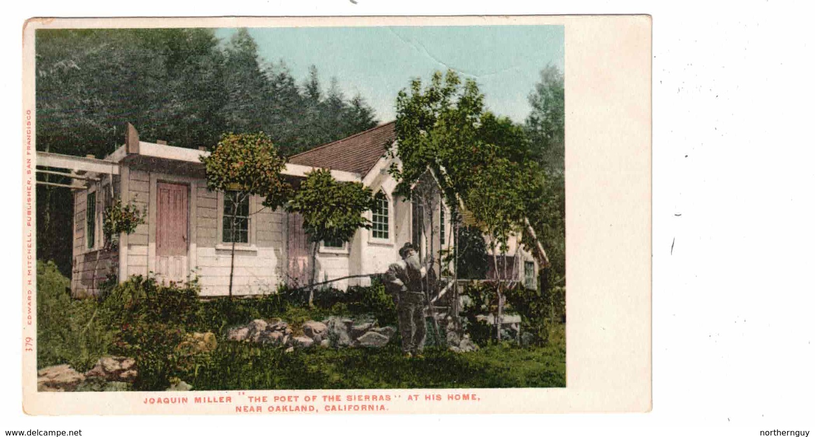 OAKLAND, California, USA, Joaquin Miller, "The Poet Of The Sierras", Pre-1908 UB Mitchell Postcard - Oakland