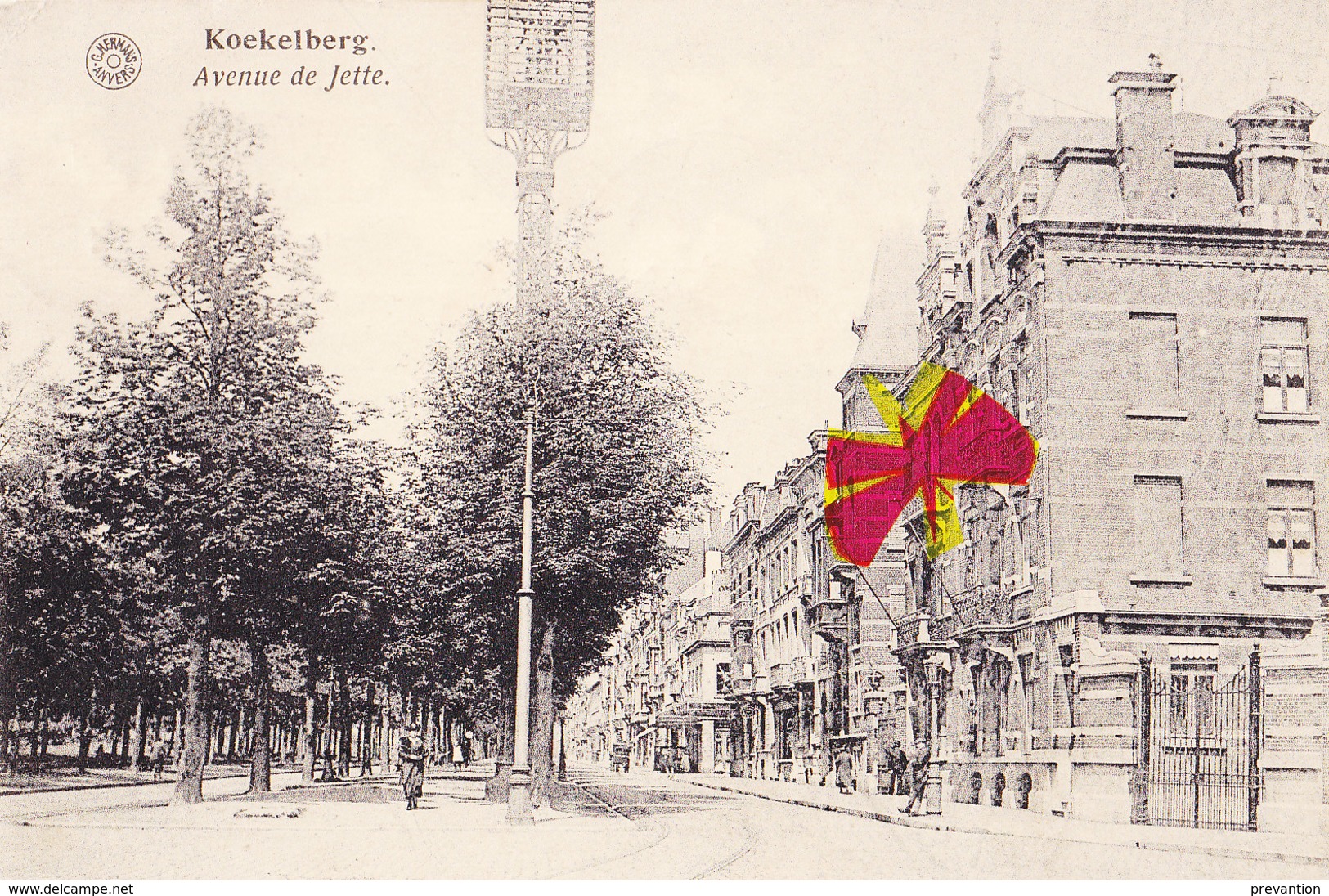 KOEKELBERG - Avenue De Jette - Carte Circulé En 1921 - Koekelberg