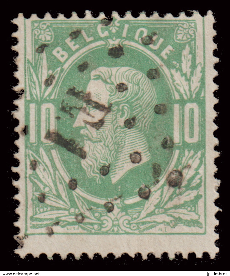 COB N°30 - Belle Oblitération - Ambulant E1 - BRUXELLES-VERVIERS - 1869-1883 Léopold II