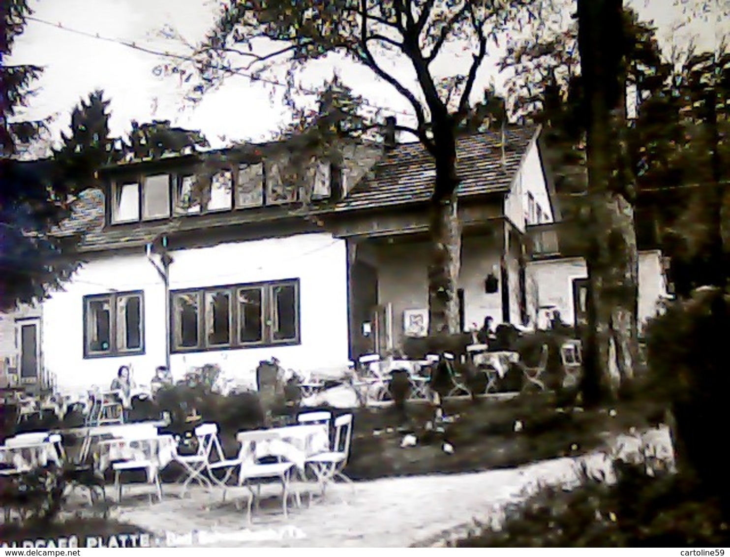 GERMANY ALEMAGNE Deutschland - Bad Schwalbach Taunus - Cafe Restaurant Platte N1960 HK4274 - Bad Schwalbach