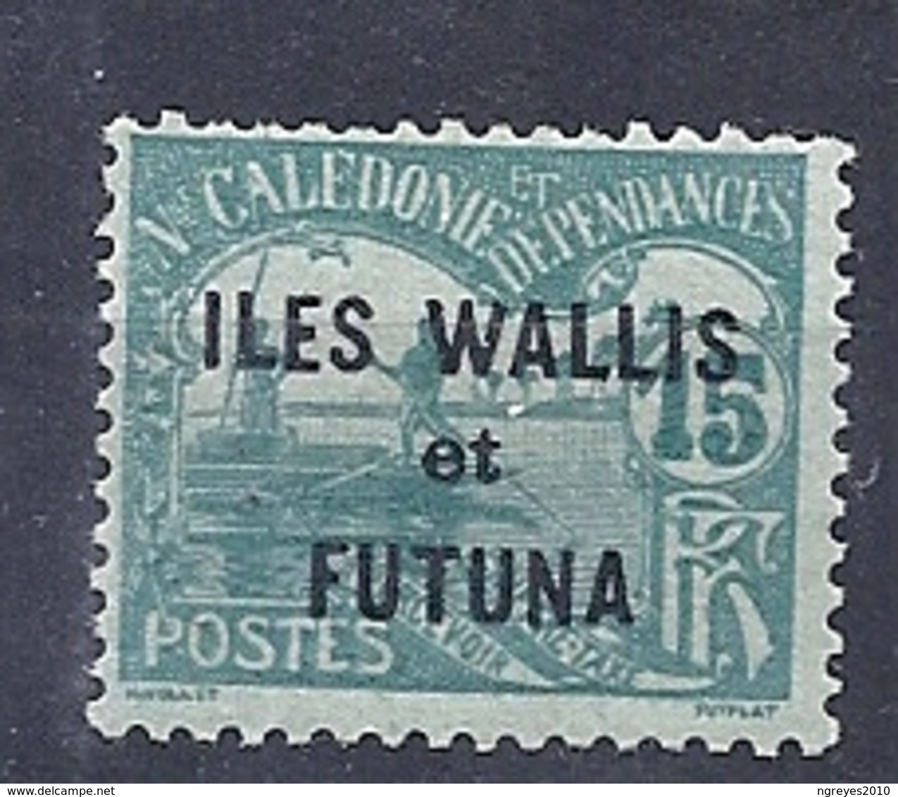 190032500  WALLIS ET FUTUNA  YVERT    TAXE  Nº  3  */MH - Portomarken