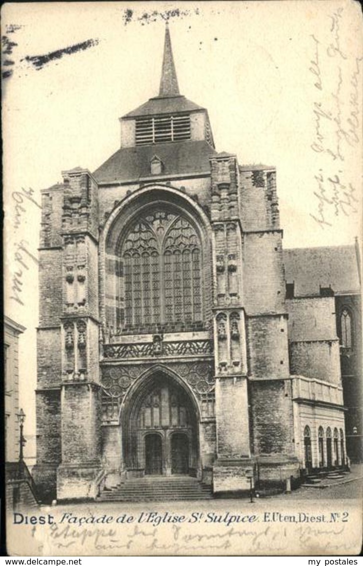 11116630 Diest Vlaams-Brabant Facade De L&#180;Eglise St. Sulpice - Autres & Non Classés