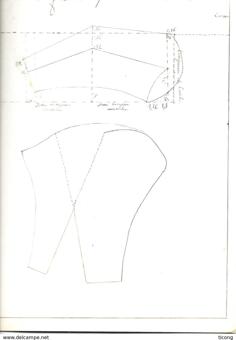 MODE, COUTURE, CAHIER DE DESSINS DES ANNEES 40, EQUIPE DES ABEILLES, VOIR LES SCANNERS