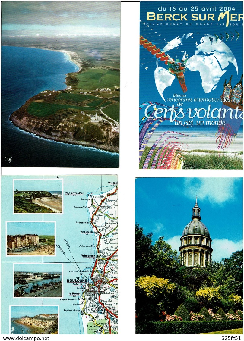 62 / PAS DE CALAIS / Lot De 90 Cartes Postales Modernes Neuves - 5 - 99 Cartes