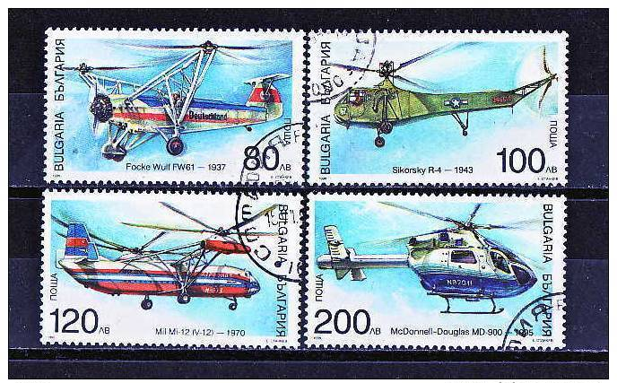 50-747 / BG - 1998  HELICOPTERS  Mi 4351/54 O - Gebraucht