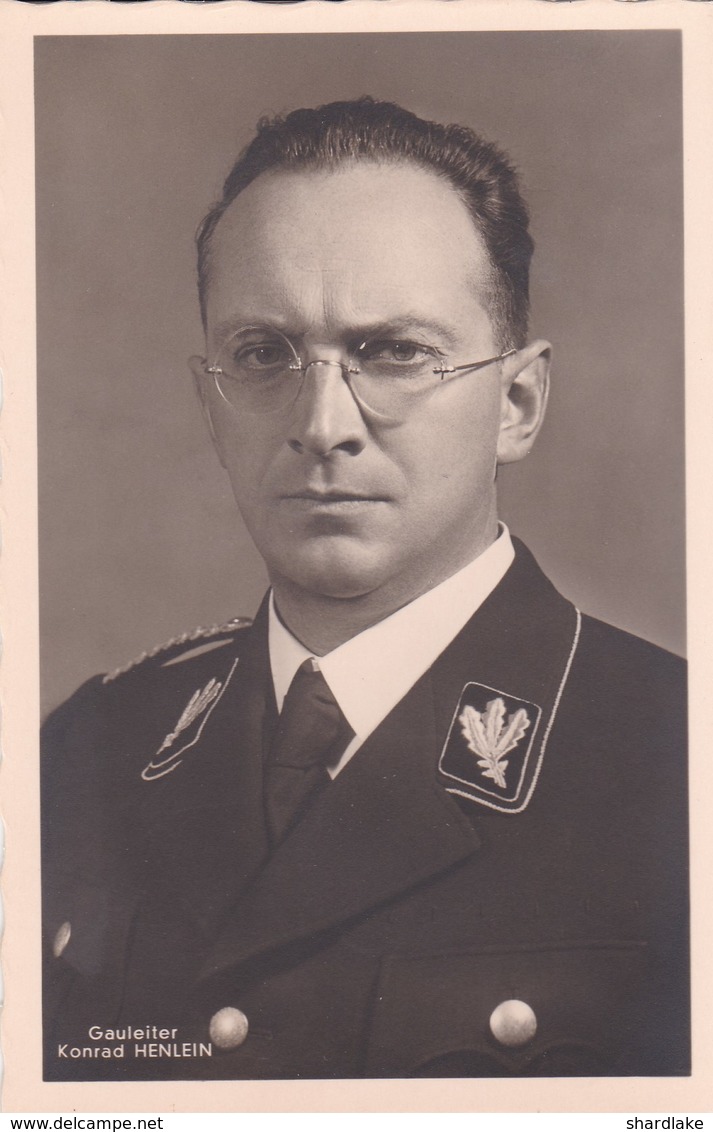 Gauleiter Konrad Henlein - Weltkrieg 1939-45