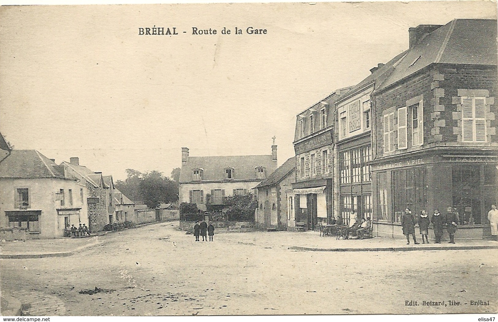 50  BREHAL   ROUTE  DE  LA  GARE - Brehal