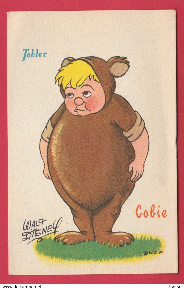 Personnage Disney - Cobie ... Peter Pan  / Chocolat Tobler ( Voir Verso ) - Disneyworld