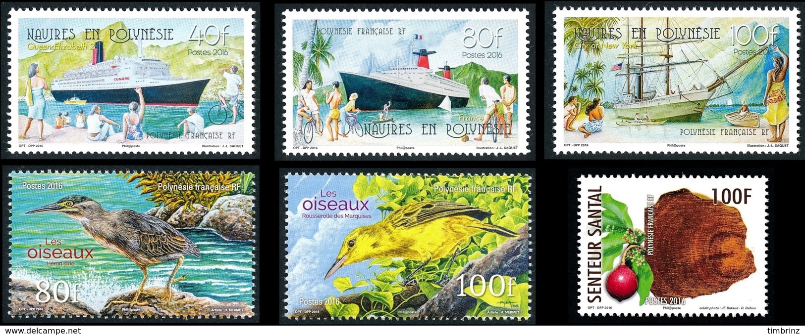 POLYNESIE Année Complète 2016 + BF (dont Carnets) ** MNH SUP - Yv. 1110 à 1138 + BF 44 Et 45 (Cf. Images) ..Réf.POL25068 - Années Complètes