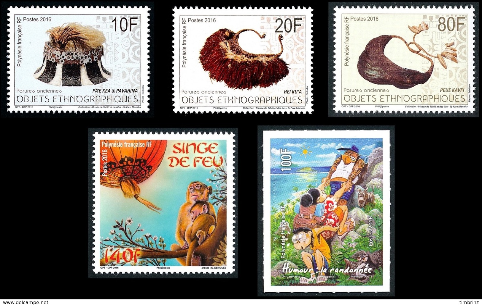 POLYNESIE Année Complète 2016 + BF (dont Carnets) ** MNH SUP - Yv. 1110 à 1138 + BF 44 Et 45 (Cf. Images) ..Réf.POL25068 - Années Complètes