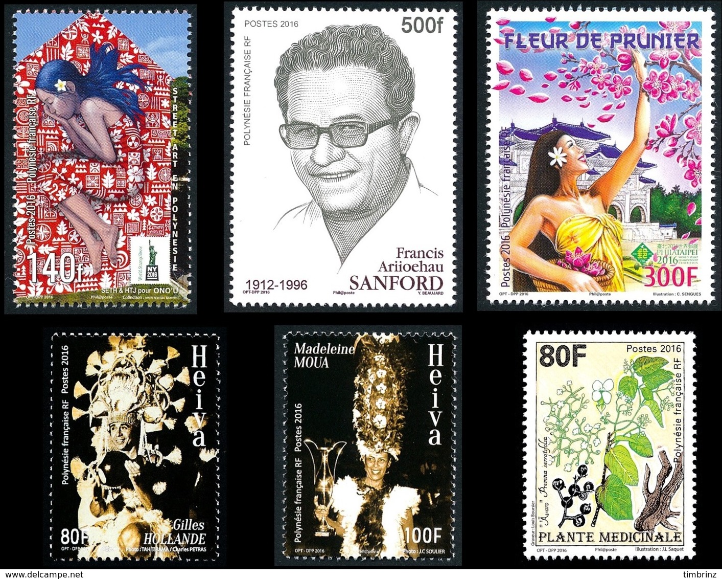 POLYNESIE Année Complète 2016 + BF (dont Carnets) ** MNH SUP - Yv. 1110 à 1138 + BF 44 Et 45 (Cf. Images) ..Réf.POL25068 - Années Complètes