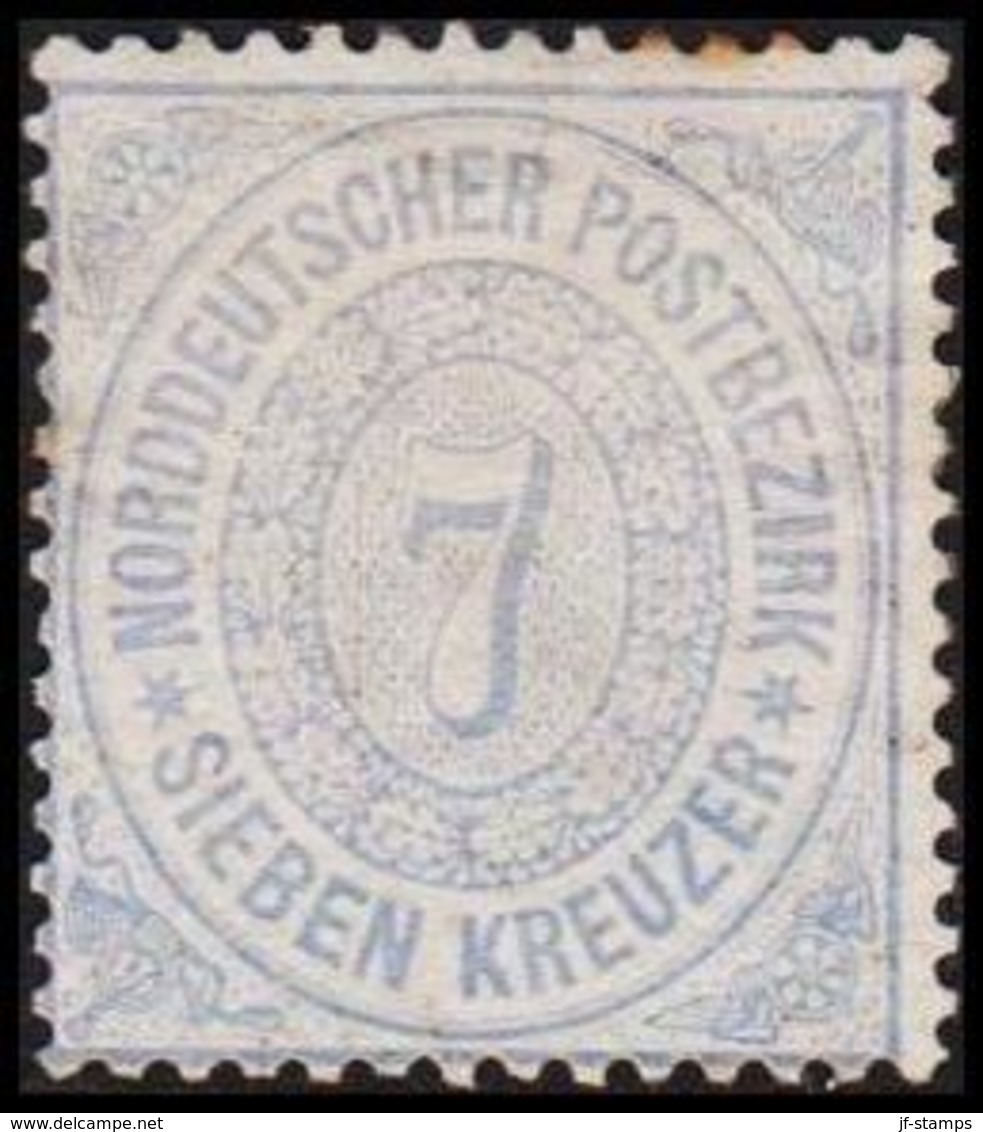 1869. NORDDEUTSCHER POSTBEZIRK.  7 KREUZER.  () - JF320121 - Mint