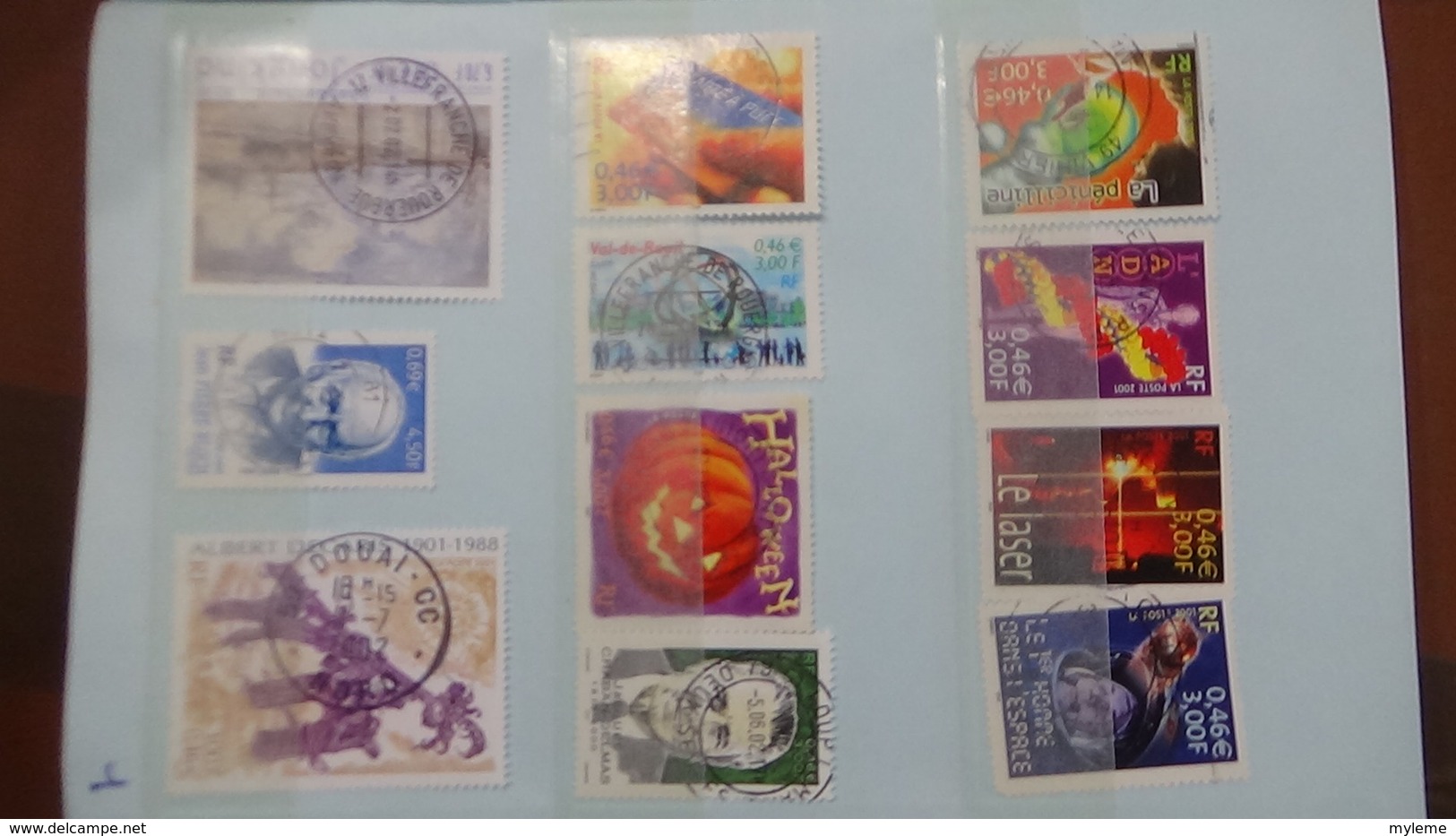 B369 Bon Lot De Timbres De France Avec Oblitérations Rondes. Très Sympa !!! - Collections (en Albums)