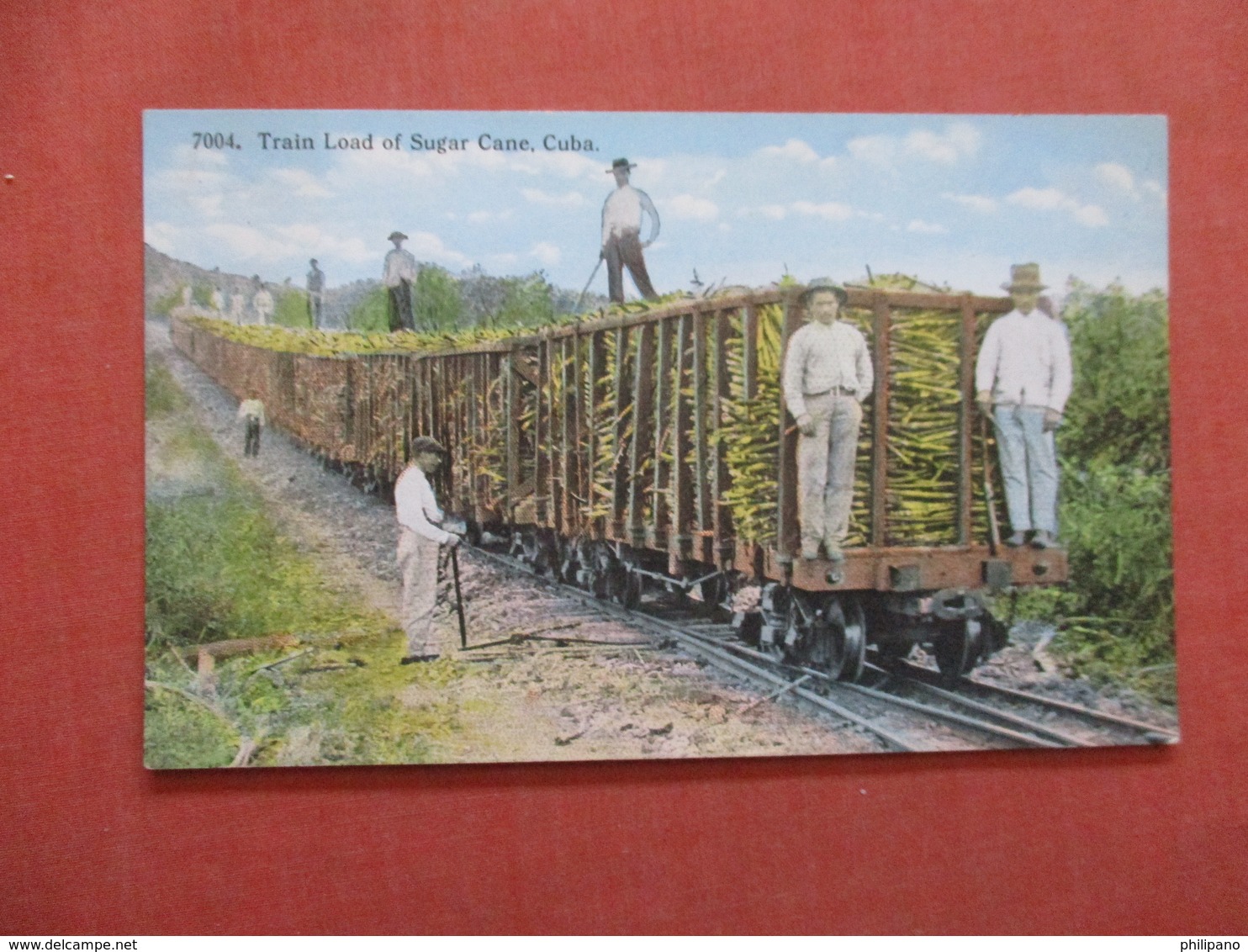 Train Load Of Sugar Cane   Cuba  Ref  3856 - Kuba