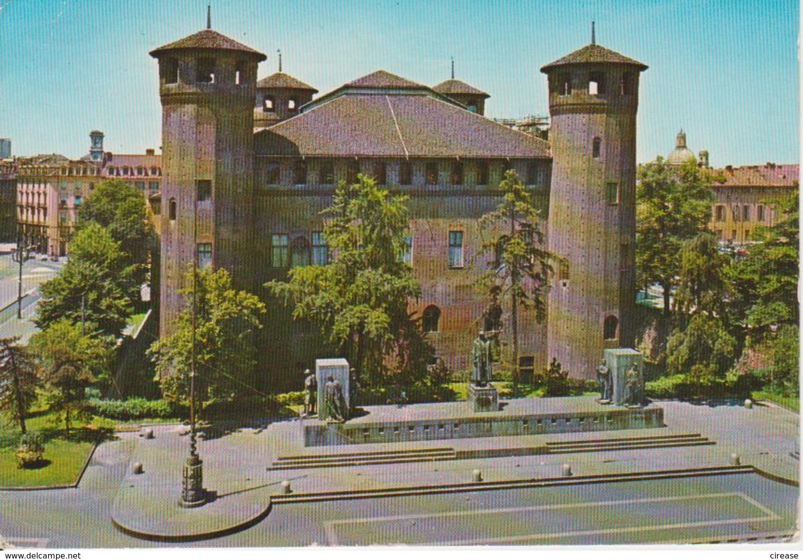 TORINO ITALY ITALIE POSTCARD USED - Palazzo Madama