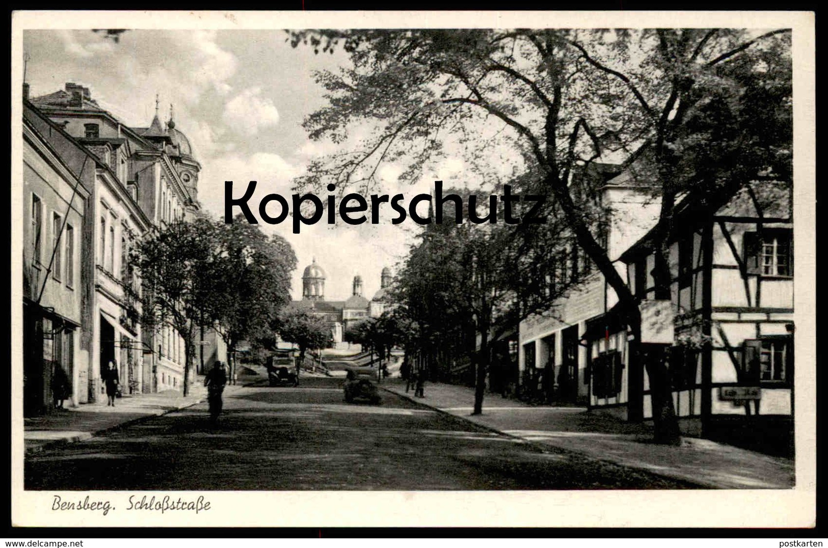 ALTE POSTKARTE BENSBERG SCHLOSSSTRASSE Schloss Chateau Castle Bergisch Gladbach Ansichtskarte Postcard Cpa AK - Bergisch Gladbach