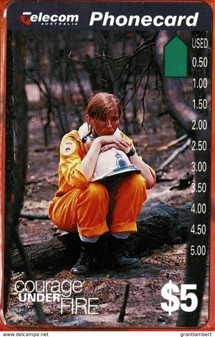 Australia - Courage Under Fire, Bushfire Limited Edition Phonecard Pack - Australia