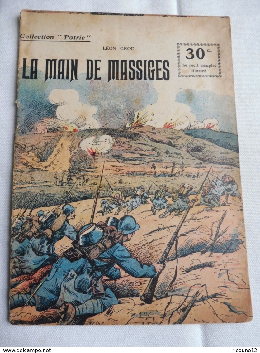 Collection Patrie - Nmr 112 - La Main De Massiges -Edition Rouff - 1914-18