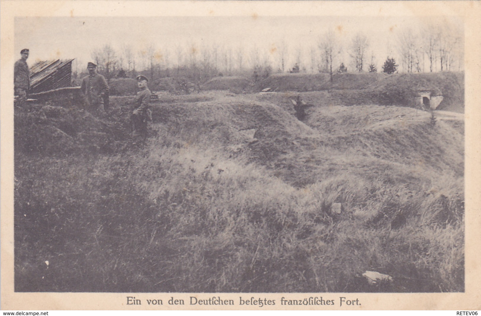 (51 - BRIMONT Am Fort  Carte  Allemande  1° Guerre - Autres & Non Classés