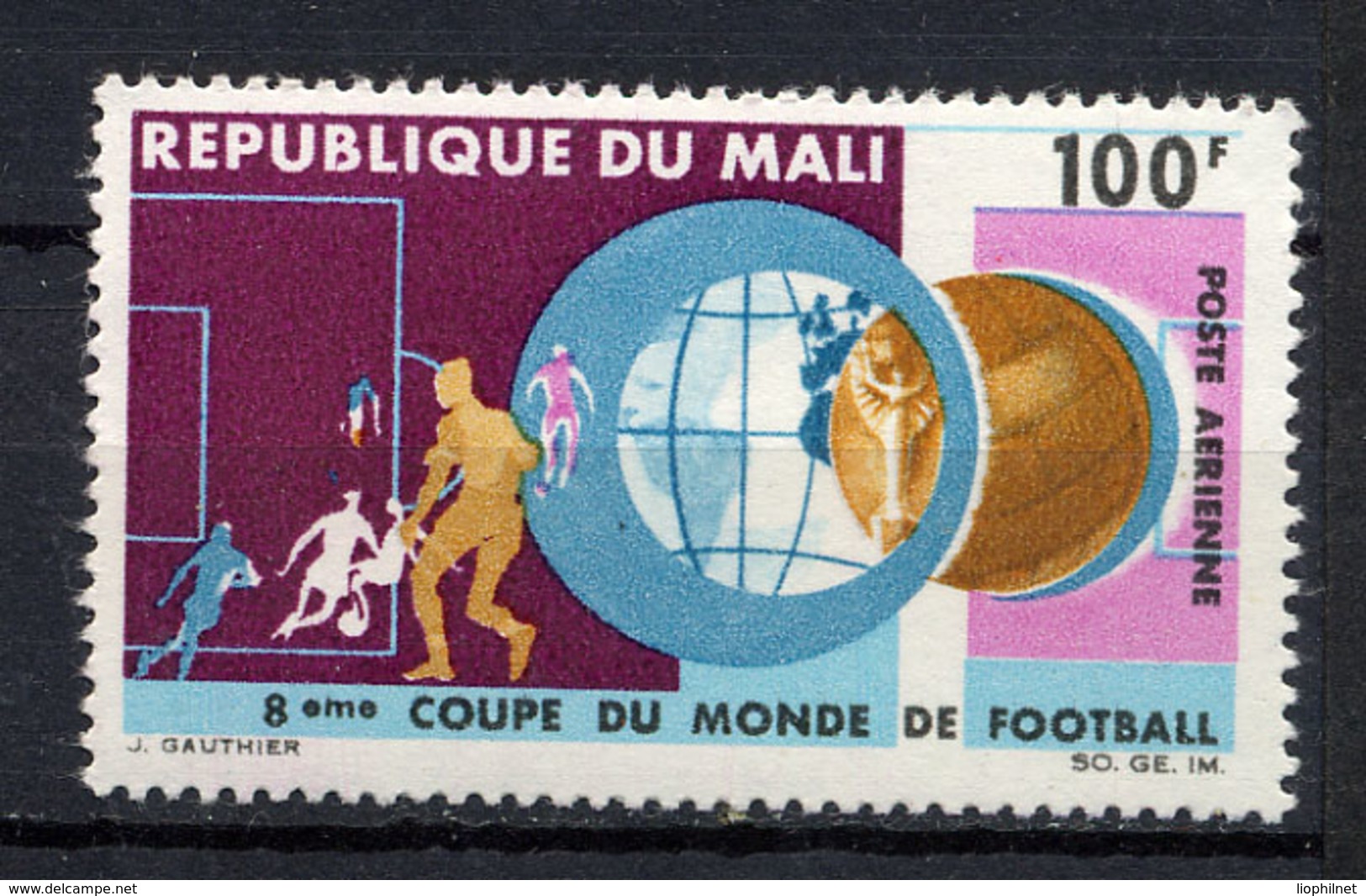 MALI 1966, COUPE MONDE FOOTBALL, 1 Valeur, Neuf / Mint. R215 - 1966 – England