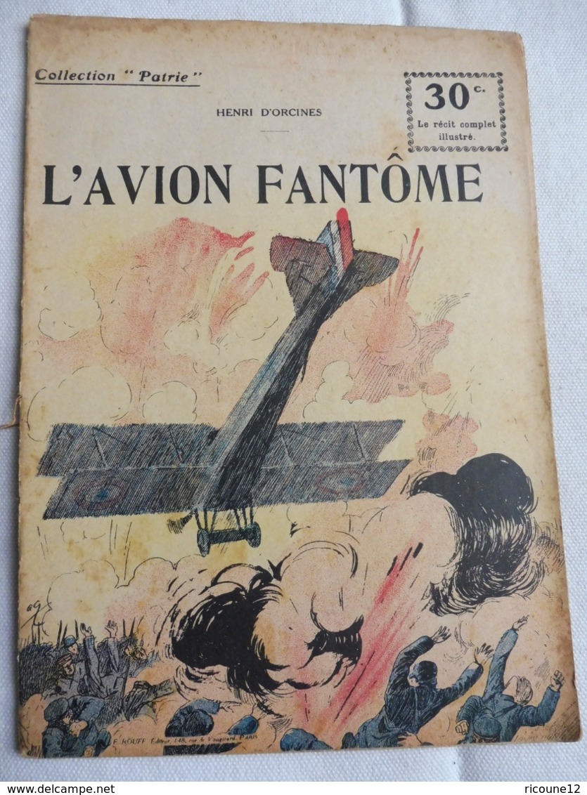 Collection Patrie - Nmr 129 - L'avion Fantôme -Edition Rouff - 1914-18