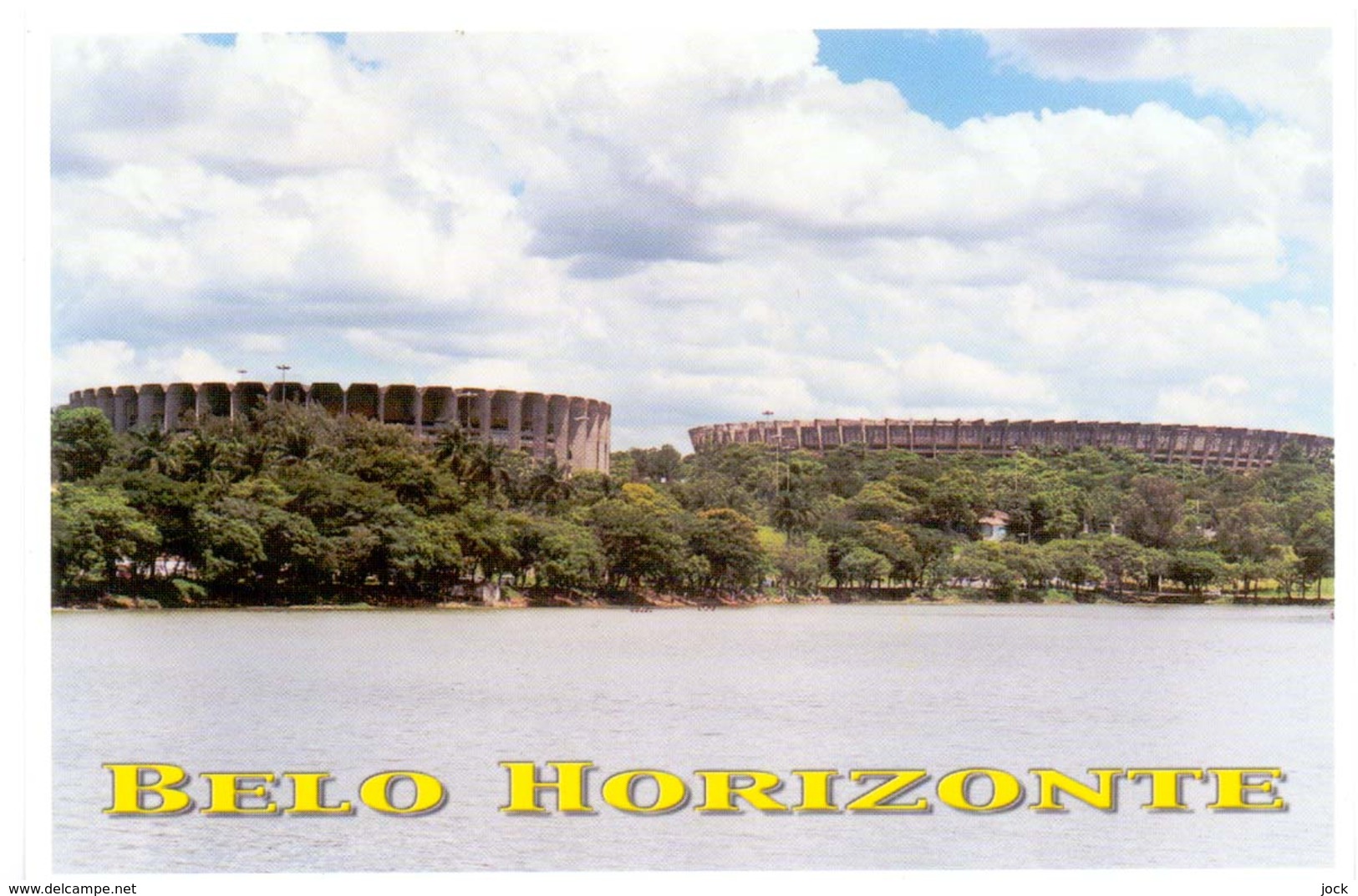 Postcard Stadium Belo Horizonte Brasile Stadion Stadio - Estadio - Stade - Sports - Football  Soccer - Calcio