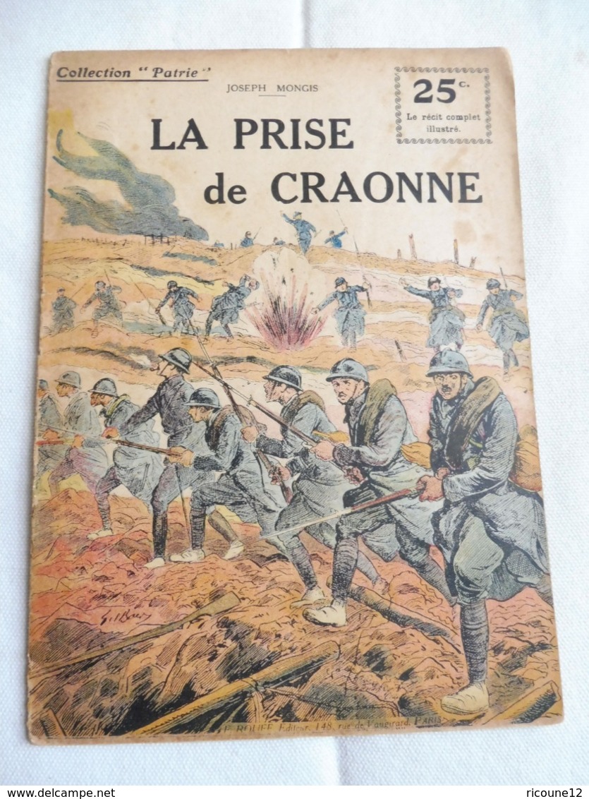 Collection Patrie - Nmr 46- La Prise De Craonne -Edition Rouff - 1914-18