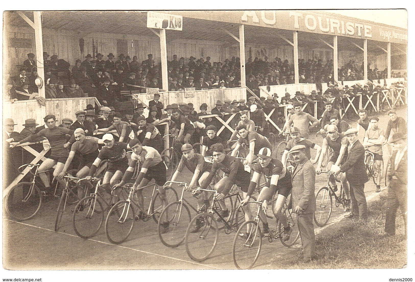 CYCLISME - CARTE PHOTO - Supposé BORDEAUX (33), STADE ALFRED DUPRAT - Marcel VERDEUN - Cycling