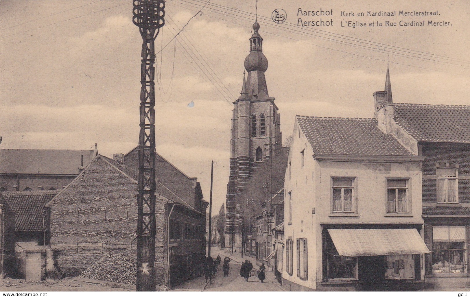 Aarchot - Kerk En Kardinaal Mercier Straat - Aarschot