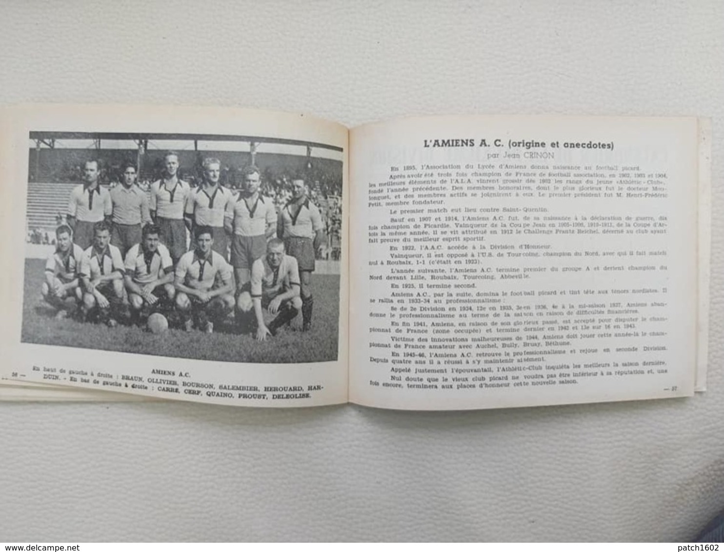 EQUIPE DE LILLE FOOTBALL NORDISTE SAISON 1950-1951 SUPERBE LIVRE