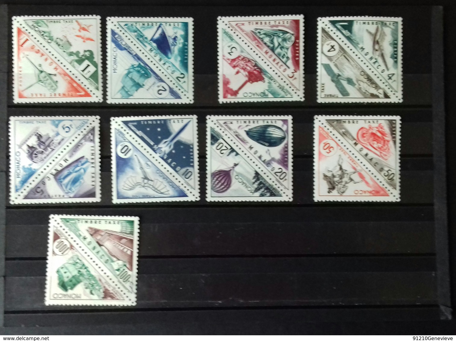 MONACO  TAXE N° 39A/55** - Unused Stamps