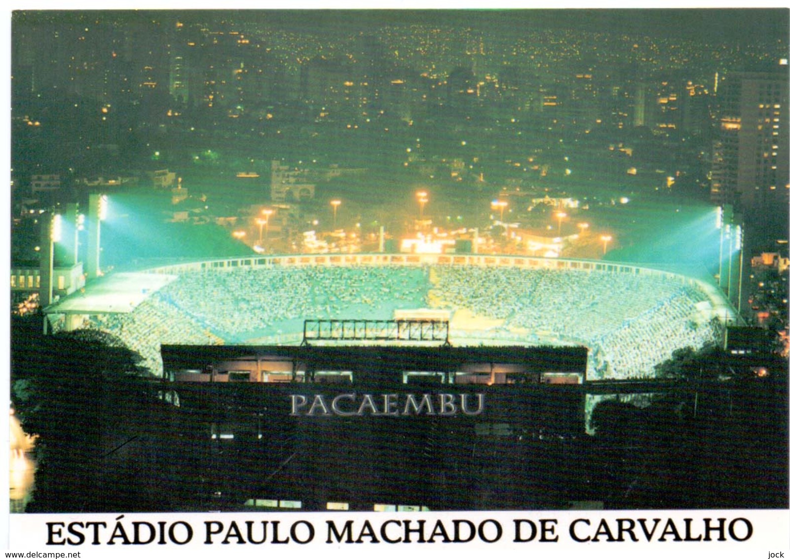 Postcard Stadium Sao Paolo Pacaembu Brasile Stadion Stadio - Estadio - Stade - Sports - Football  Soccer - Calcio