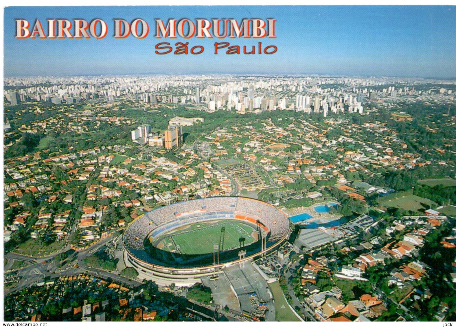 Postcard Stadium Sao Paolo Morumbi Brasile Stadion Stadio - Estadio - Stade - Sports - Football  Soccer - Soccer