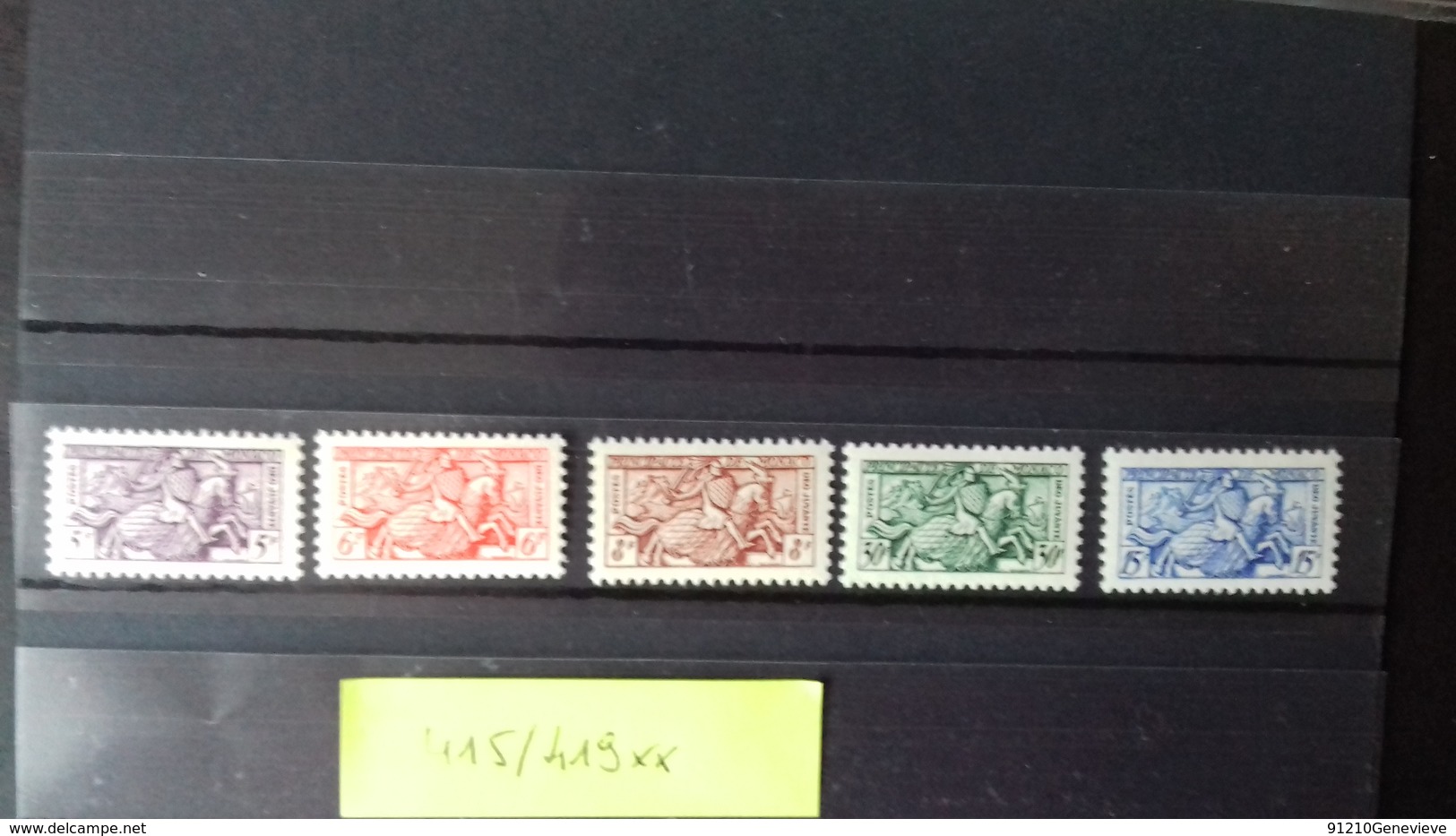 MONACO  415/419 ** - Unused Stamps