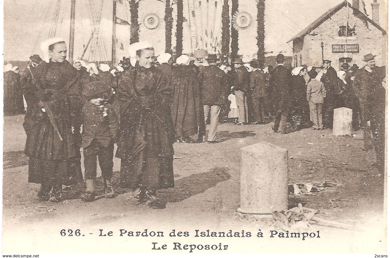 Dépt 22 - PAIMPOL - Le Pardon Des Islandais à Paimpol - Le Reposoir - (n° 626) - PONTS Et CHAUSSÉES SERVICE MARITIME - Paimpol