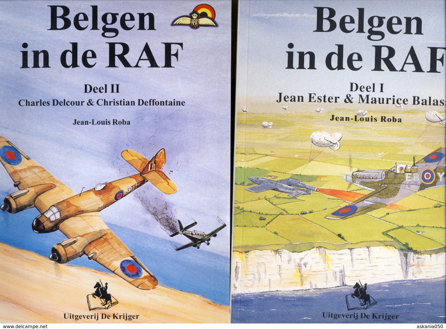 Belgen In De RAF. 3 Boeken - 1914-18