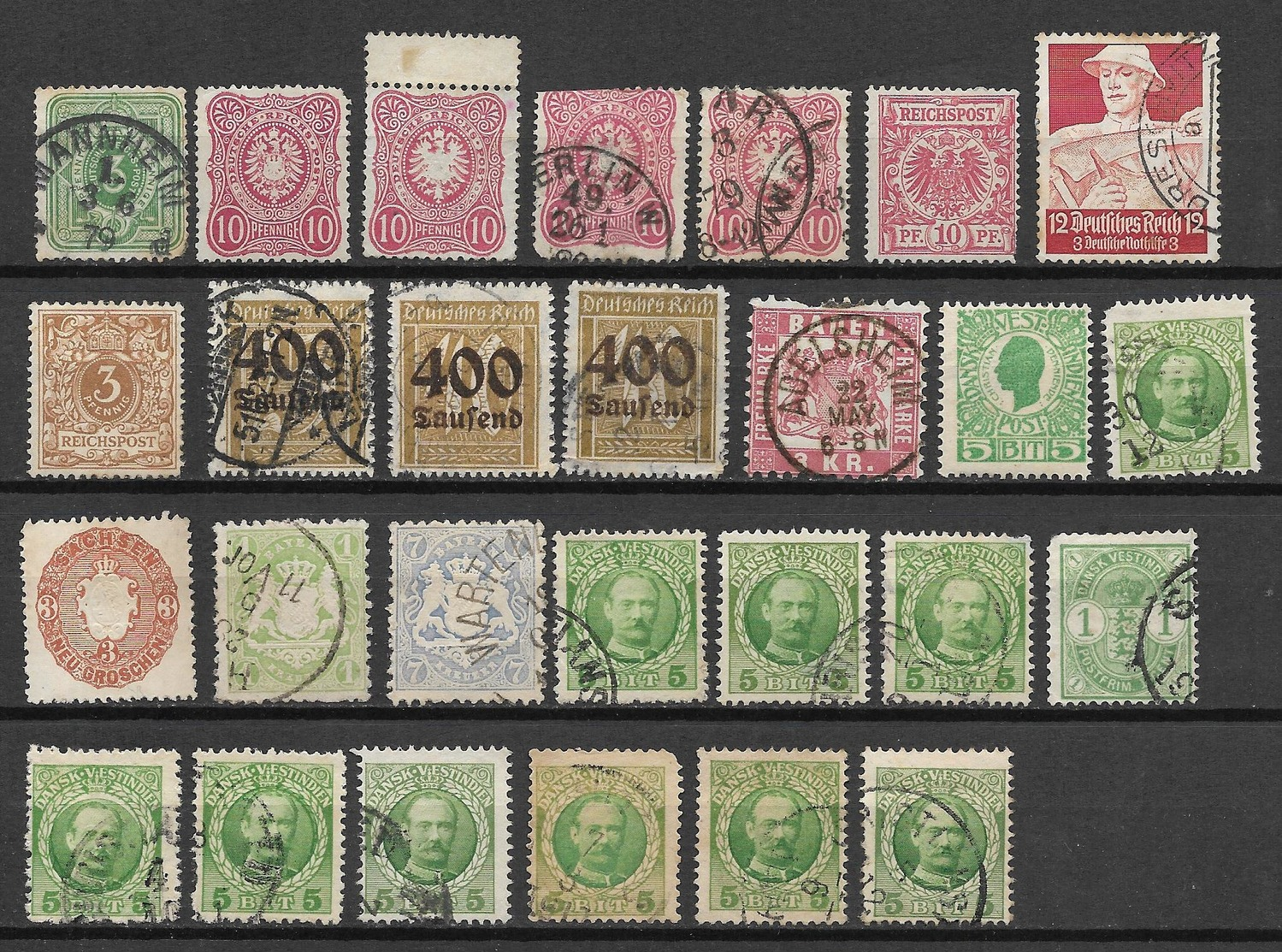 Lot Of Different Stamps - With Faults - Sonstige & Ohne Zuordnung